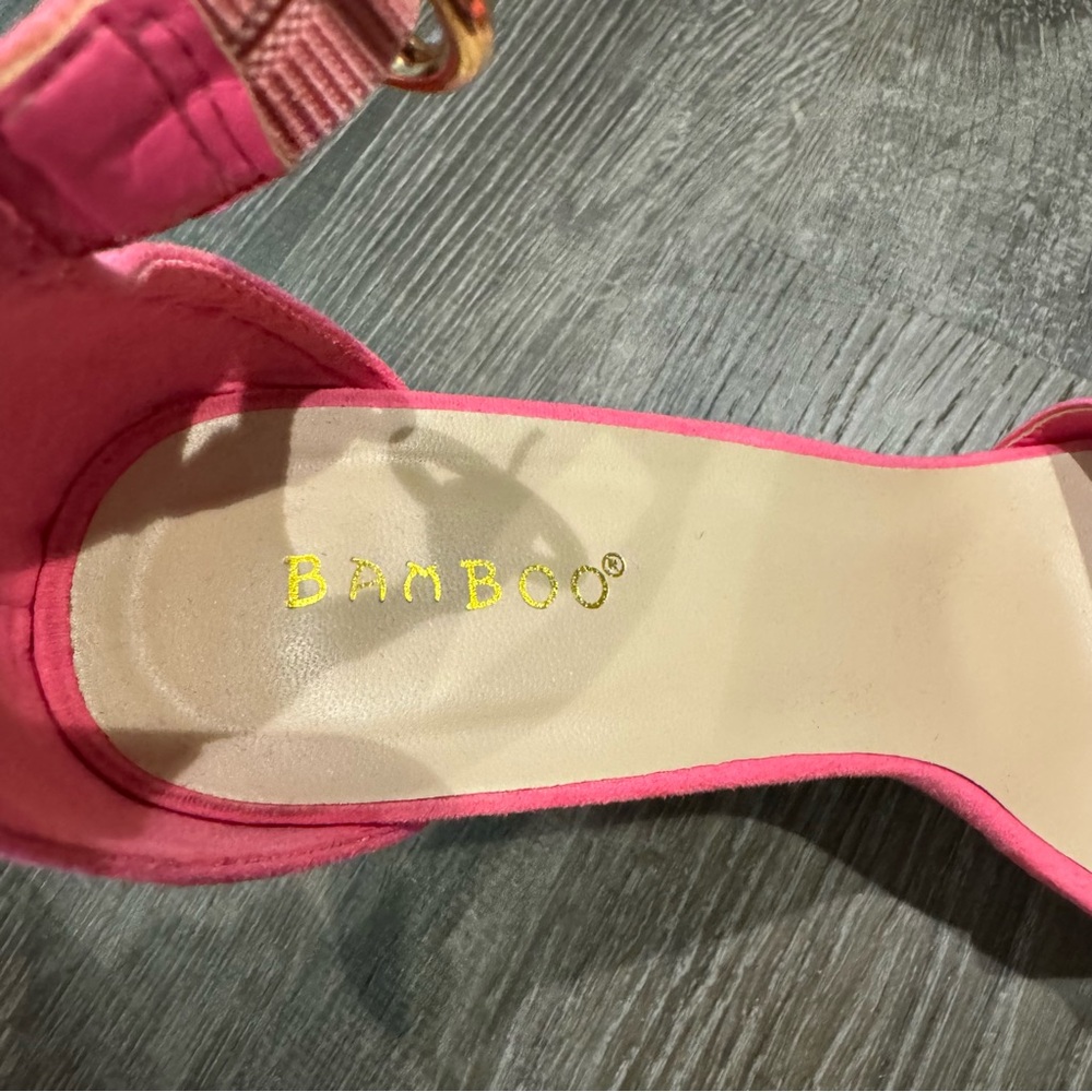 Hot Pink Platform Heels - Picture 2 of 4